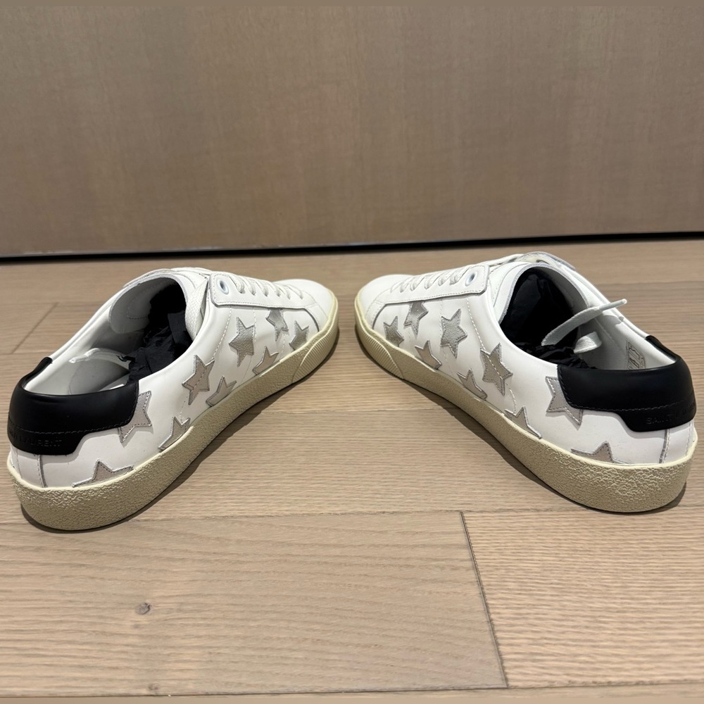 NWT Saint Laurent Court Classic Star Sneaker - Picture 7 of 11